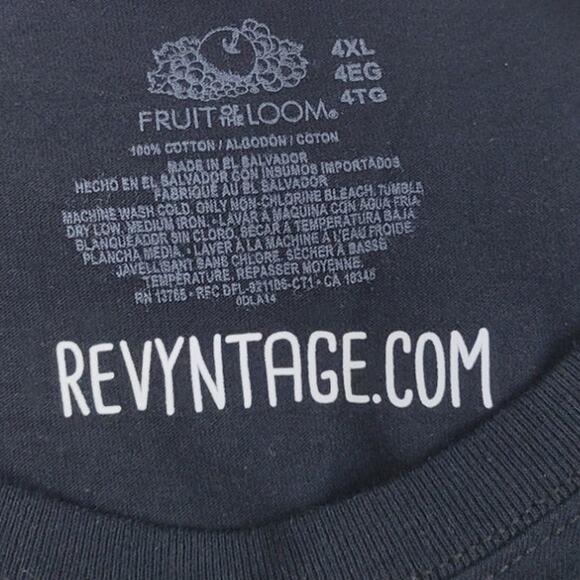 Upcycled Hand Printed Mens 4XL Christmas Santa Checklist Naughty Nice Tee Shirt - Picture 4 of 4